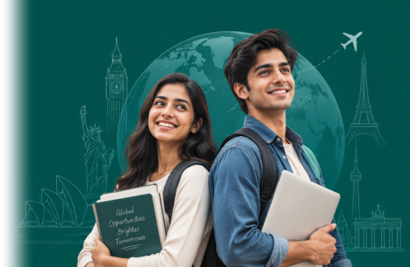 Students exploring international university opportunities