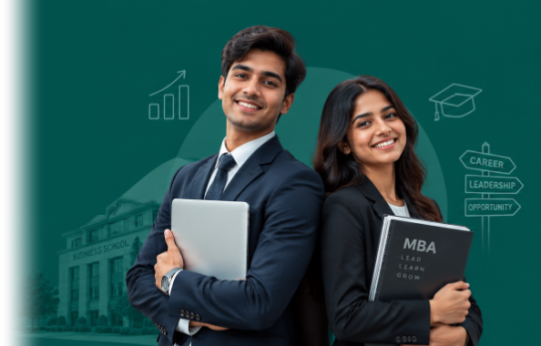 Students pursuing business and MBA education